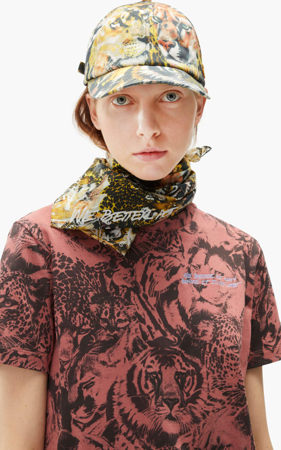 Kenzo Wildtigers loose Póló Női Sötét Rózsaszín | ID.474473